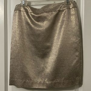 Gold , full lined Loft skirt